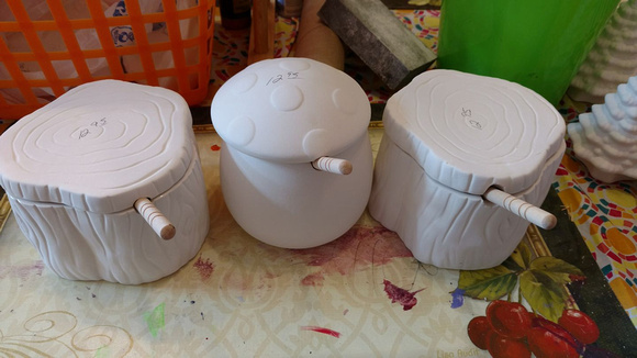 Fired Up Ceramics Honey Pots